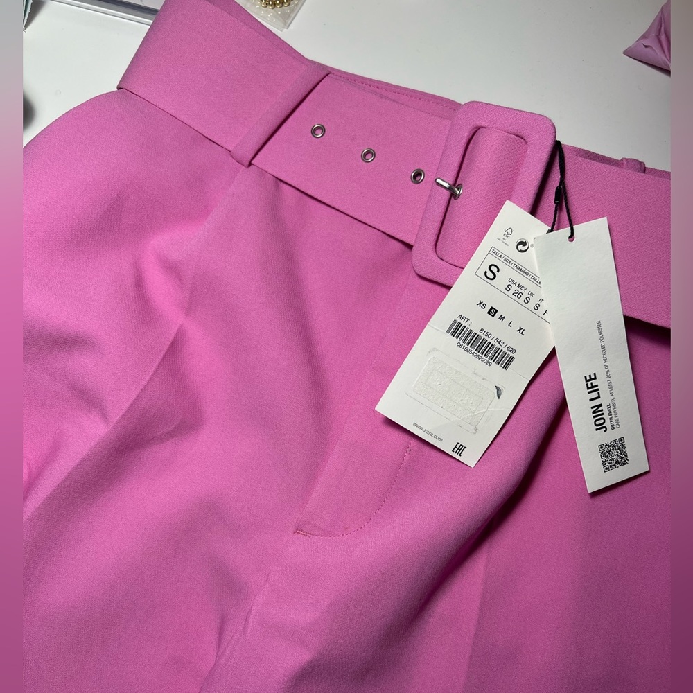 Zara trousers pink